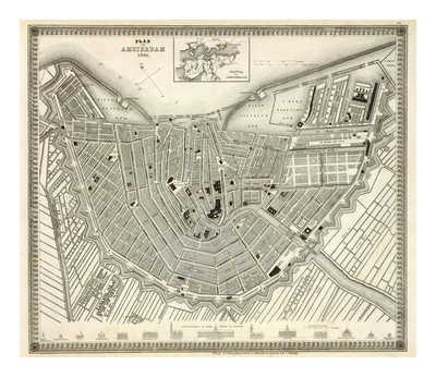 Amsterdam, Netherlands, c.1844 Giclee Print