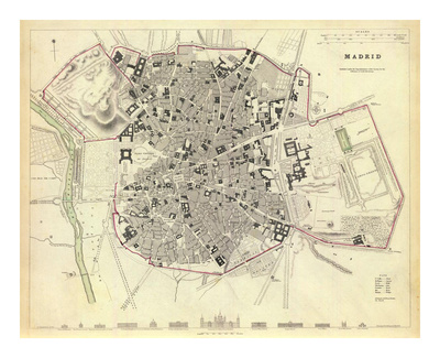 Madrid, Spain, c.1831 Giclee Print
