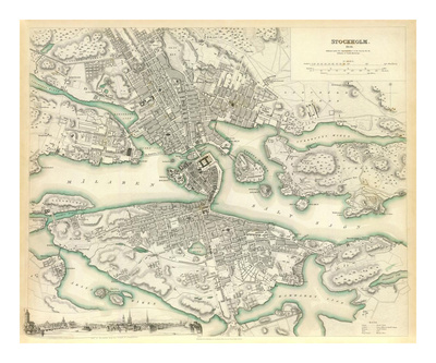 Stockholm, Sweden, c.1838 Giclee Print