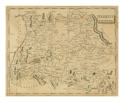 Germany South, c.1812 Giclee Print