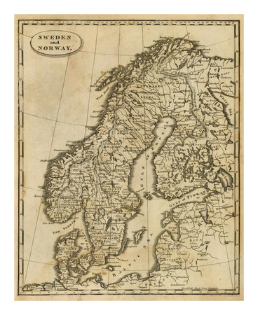 Sweden, Norway, c.1812 Giclee Print