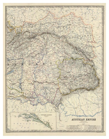 Austria East, c.1861 Giclee Print