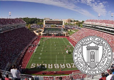 Razorback Stadium Poster - Click to Buy!