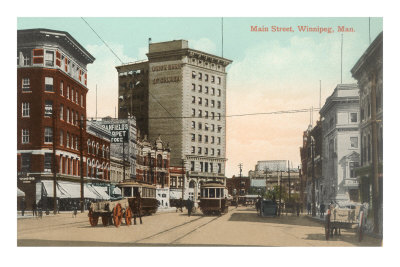 Main Street, Winnipeg, Manitoba Masterprint