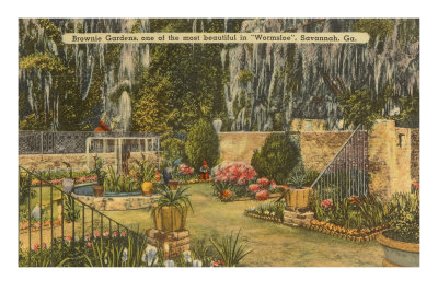 Wormsloe Gardens, Savannah, Georgia Masterprint
