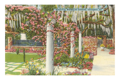 Wormsloe Gardens, Savannah, Georgia Masterprint