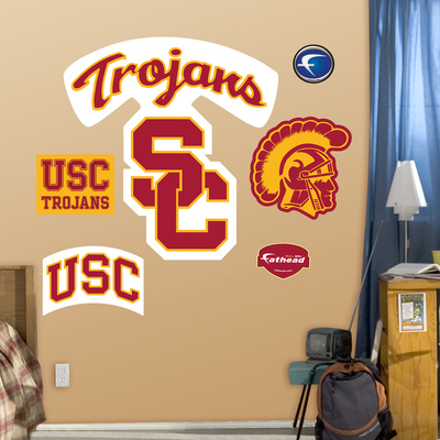 USC TROJANS LOGO FATHEAD WALL CLING