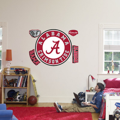 ALABAMA CRIMSON TIDE LOGO FATHEAD WALL CLING