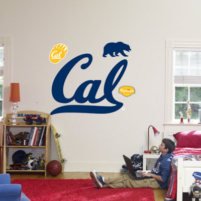 CALIFORNIA GOLDEN BEARS LOGO FATHEAD WALL DECAL