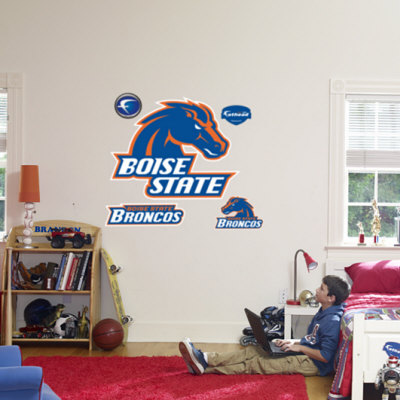 BOISE STATE BRONCOS LOGO FATHEAD WALL DECAL