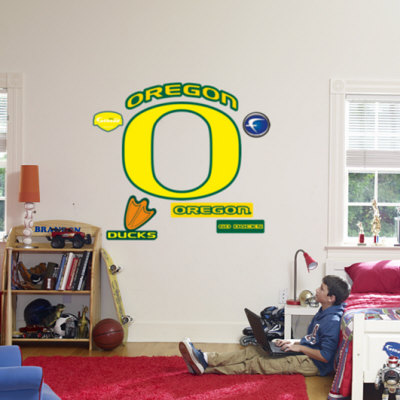 OREGON DUCKS LOGO FATHEAD WALL CLING