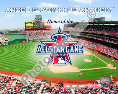 Angel Stadium with 2010 MLB All-Star Game - Click to Buy!