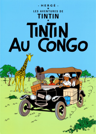 Tintin au Congo, c.1931 Art Print