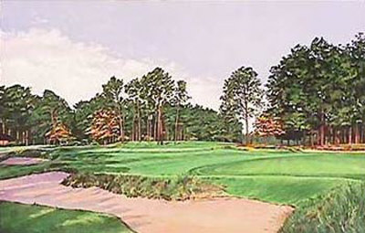 Pinehurst, 2nd Course, 5th Hole Art Print