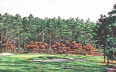 Pinehurst, 2nd Course, 17th Hole Art Print