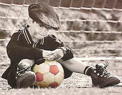 Soccer Boy Art Print