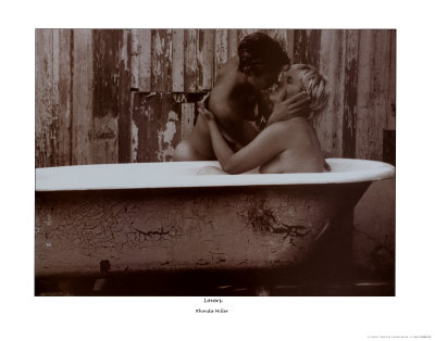 Femmes dans la baignoire Reproduction artistique