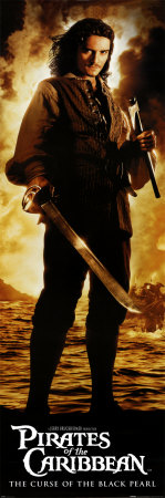 Pirates Of The Caribbean- The Curse Of The Black Pearl Door Poster