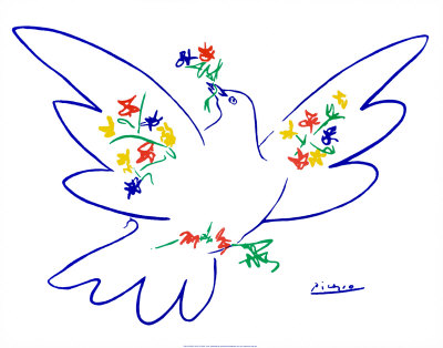 Pomba da Paz Art Print