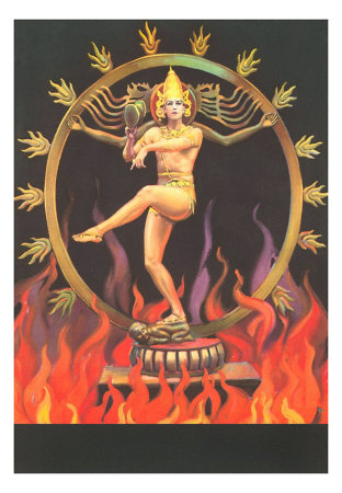 Indian Dancer Art Print