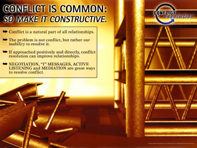 Conflict is Common Art Print