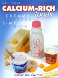 Dairy, Calcium Rich Food, Poster