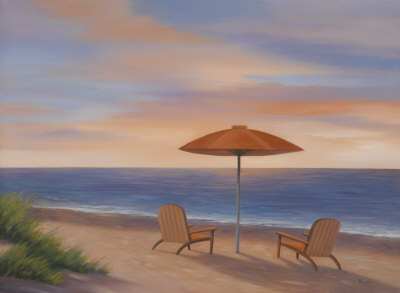 Summer on The Sand Art Print