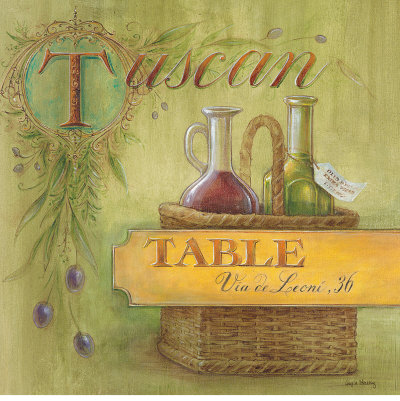 Tuscan Table Art Print