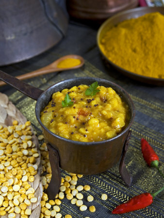 Indian Food, Pan of Dhal, India Photographic Print