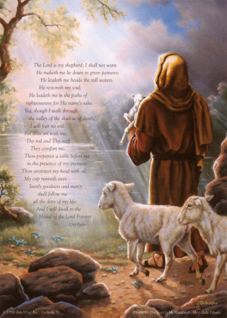 The Lord Is My Shepherd Art Print