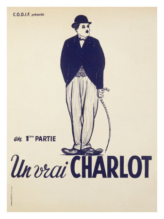 charlie chaplin movies poster. Charlie Chaplin Giclee Print