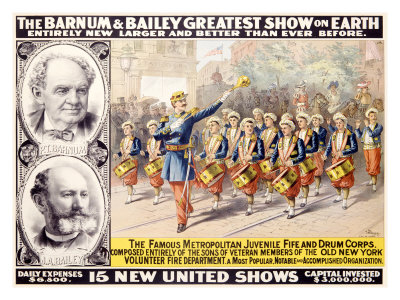 barnum and bailey circus. Barnum and Bailey, Circus Drum