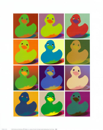 Pop Art Ducky Art Print