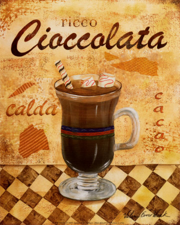 Cioccolata calda Stampa di