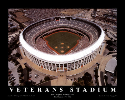 Veterans Stadium - Philadelphia, Pennsylvania (Baseball) Posters by Mike Smith