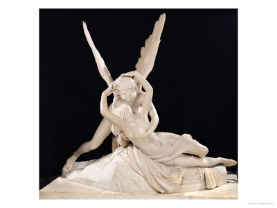 Psyche Revived by the Kiss of Love, 1787-93 Giclee Print by Antonio Canova