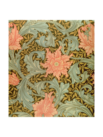 wallpaper design. "Single Stem" Wallpaper Design Giclee Print by William Morris at AllPosters. 