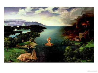 Charon Crossing the River Styx, 1515-24 Giclee Print by Joachim Patenir