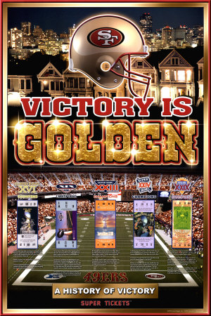 49ers Super Tickets Poster