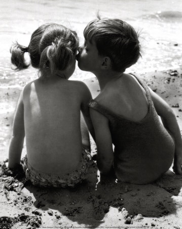 kissing photos. Kids Kissing Poster at