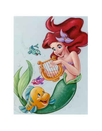 disney princesses ariel. Ariel and Flounder