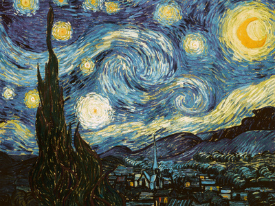 Starry Night, c.1889 Giclee Print
