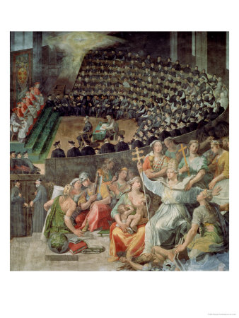 council of trent. The Council of Trent, 1588-89 Giclee Print