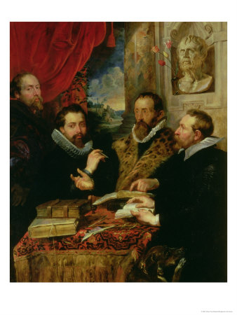 The Four Philosophers, the Artist, His Brother Philip, Justus ... The Four Philosophers, the Artist, His Brother Philip, Justus ...