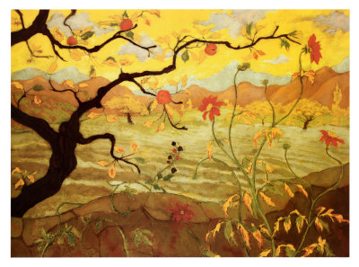 Albero di mele con frutto rosso (Apple Tree with Red Fruit, ca. 1902) Stampa artistica