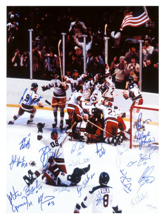 U.S. Champion Hockey Team, c.1980 Giclee Print at AllPosters.com