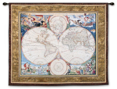 world map vintage. World Map Wall Tapestry at