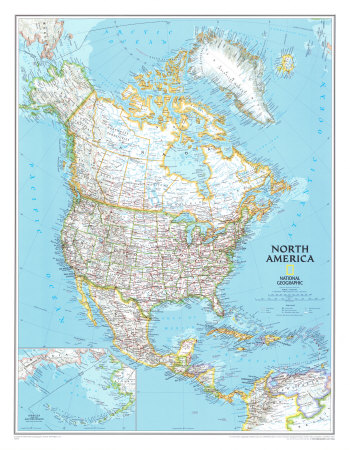 Map Of North America. North America Political Map