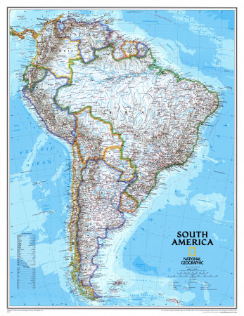 political maps of norway. South America Political Map