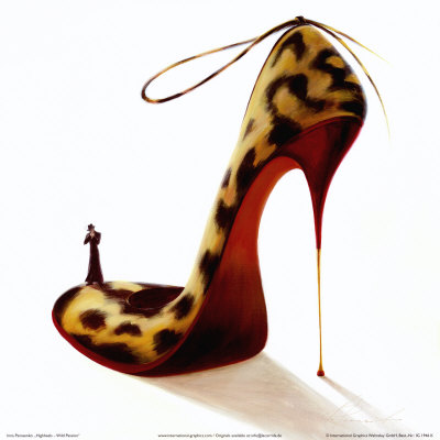 Crazy High Heel Shoes on Highheels  Wild Passion Prints By Inna Panasenko   Allposters Co Uk